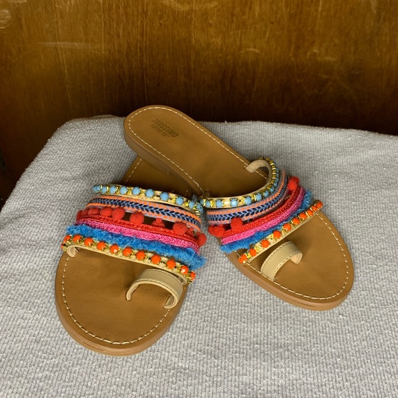 Mossimo Supply Co. Shoes - Multi-color Boho Mossimo Sandals, 8.5